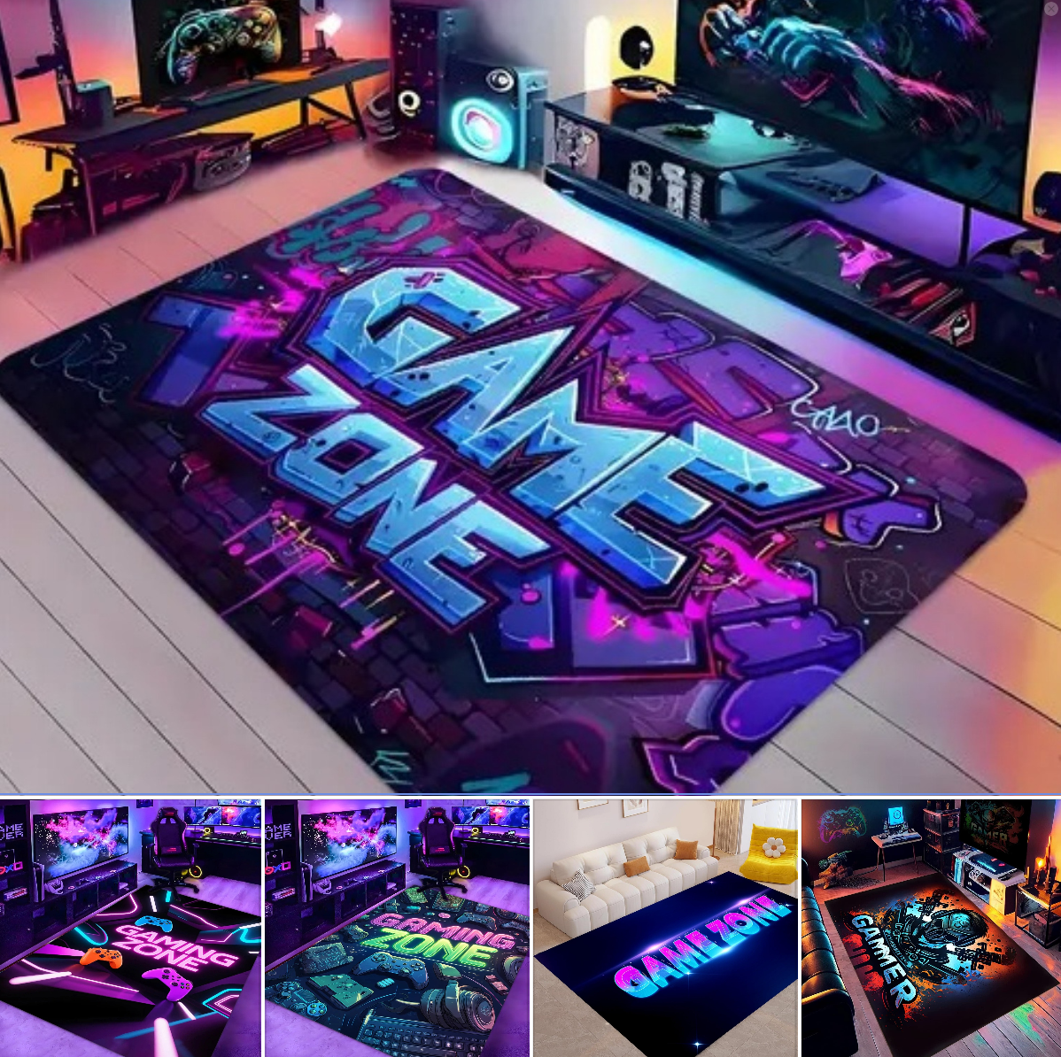 Esports Gaming Zone - Gaming Room Rug Coolpunk Game Zone