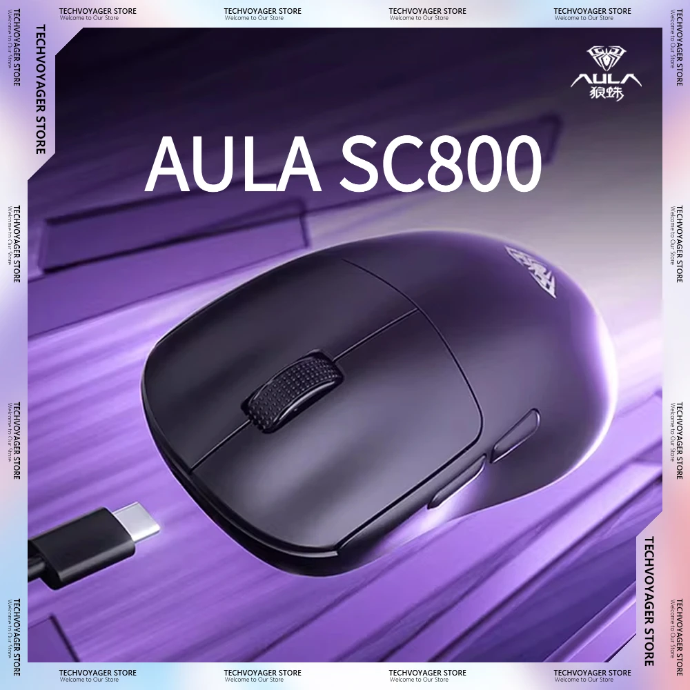 Esports Gaming Mice - AULA SC800 Gaming Mouse Paw3395 Sensor