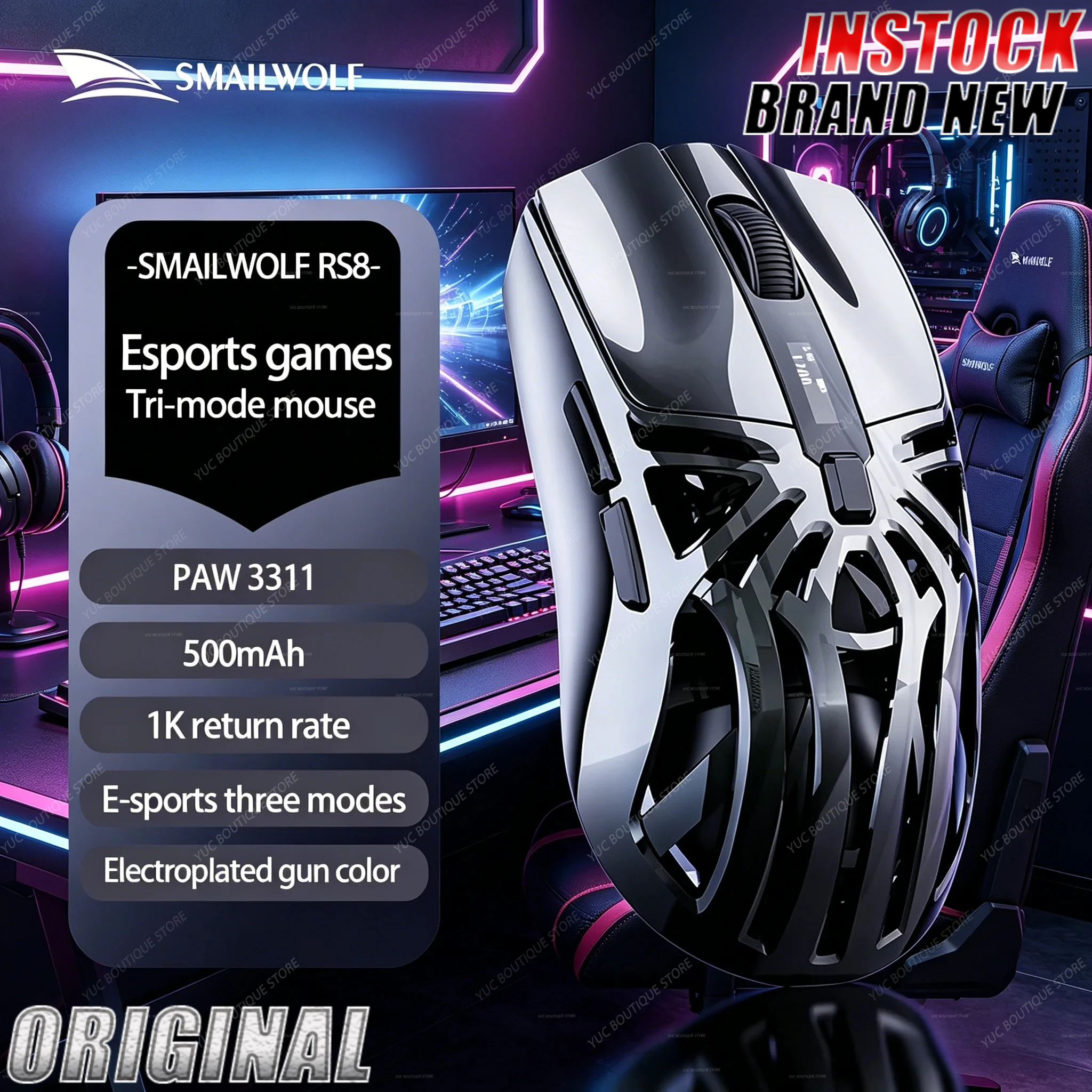 Esports Gaming Names - Brand Name SmailWolf RS8 Bluetooth Wireless