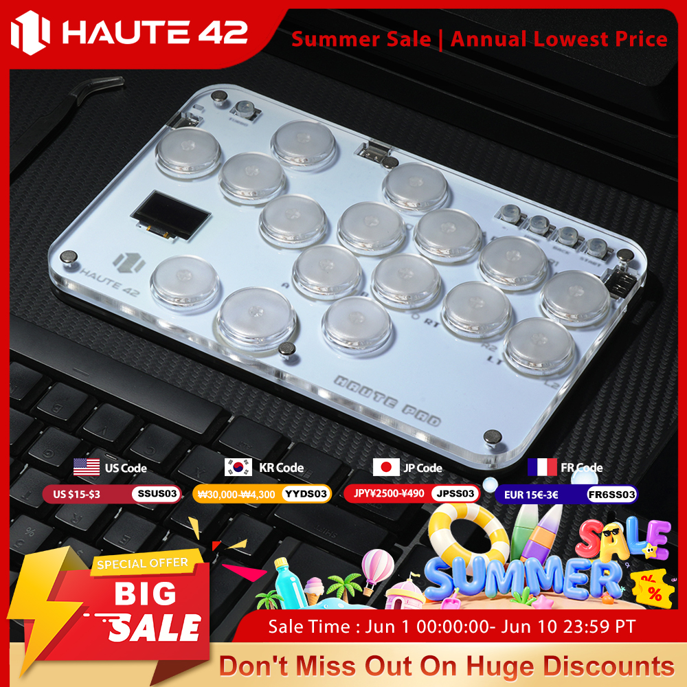 Controller Analog Stick - Haute42 Arcade Joystick Hitbox Leverless Controller