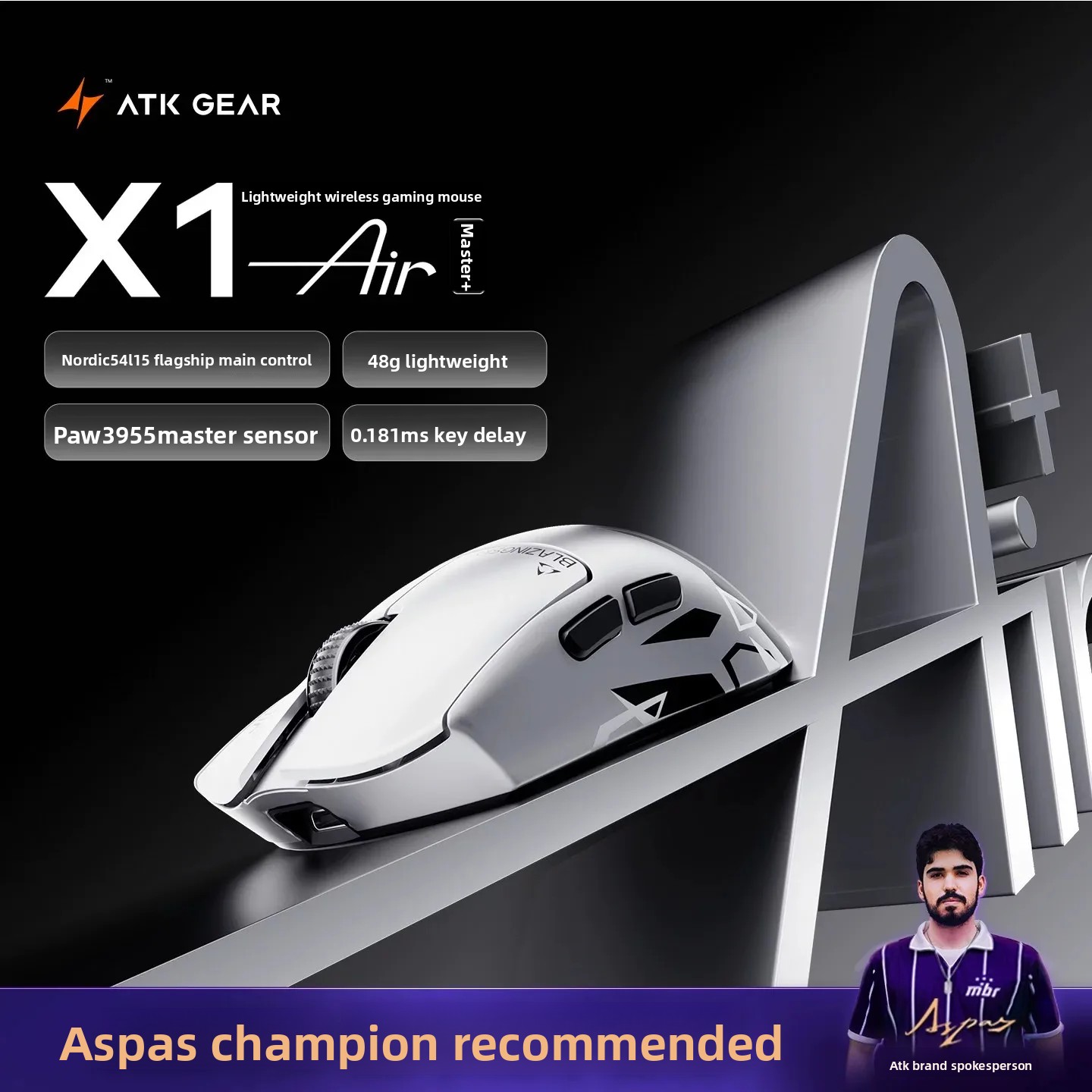 ATK X1AIR Ultimate Plus PAW395 – Ultimate Esports Gaming Bewertung und Preis