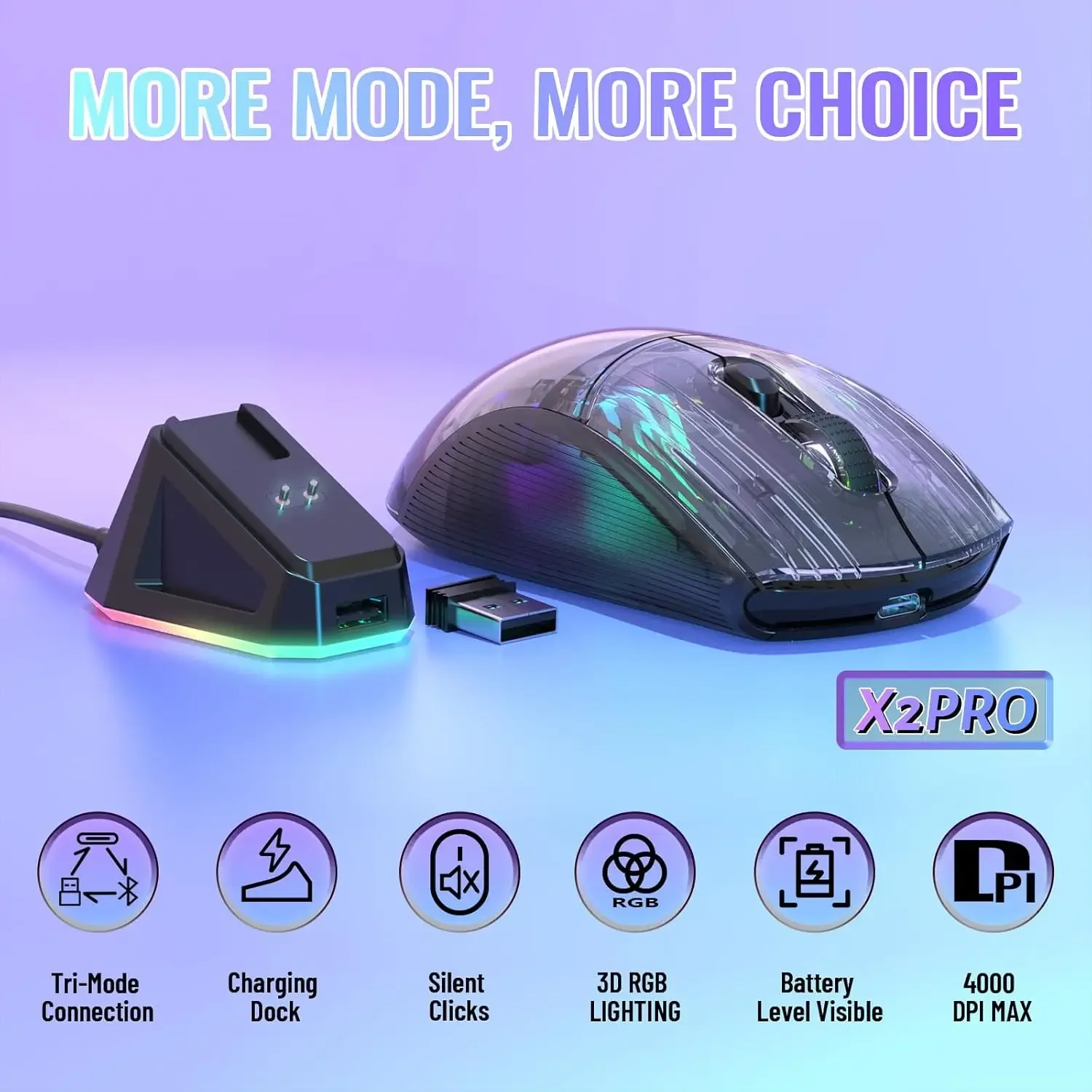 ATTACK SHARK X2 Pro Triple Mod – Esports Gaming Mice Bewertung und Preis