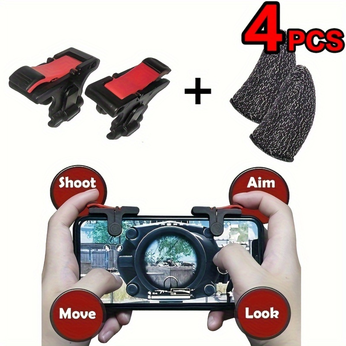 2Pcs Dual-Head Game Trigger &  – Esports Gaming Finger Sleeve Bewertung und Preis