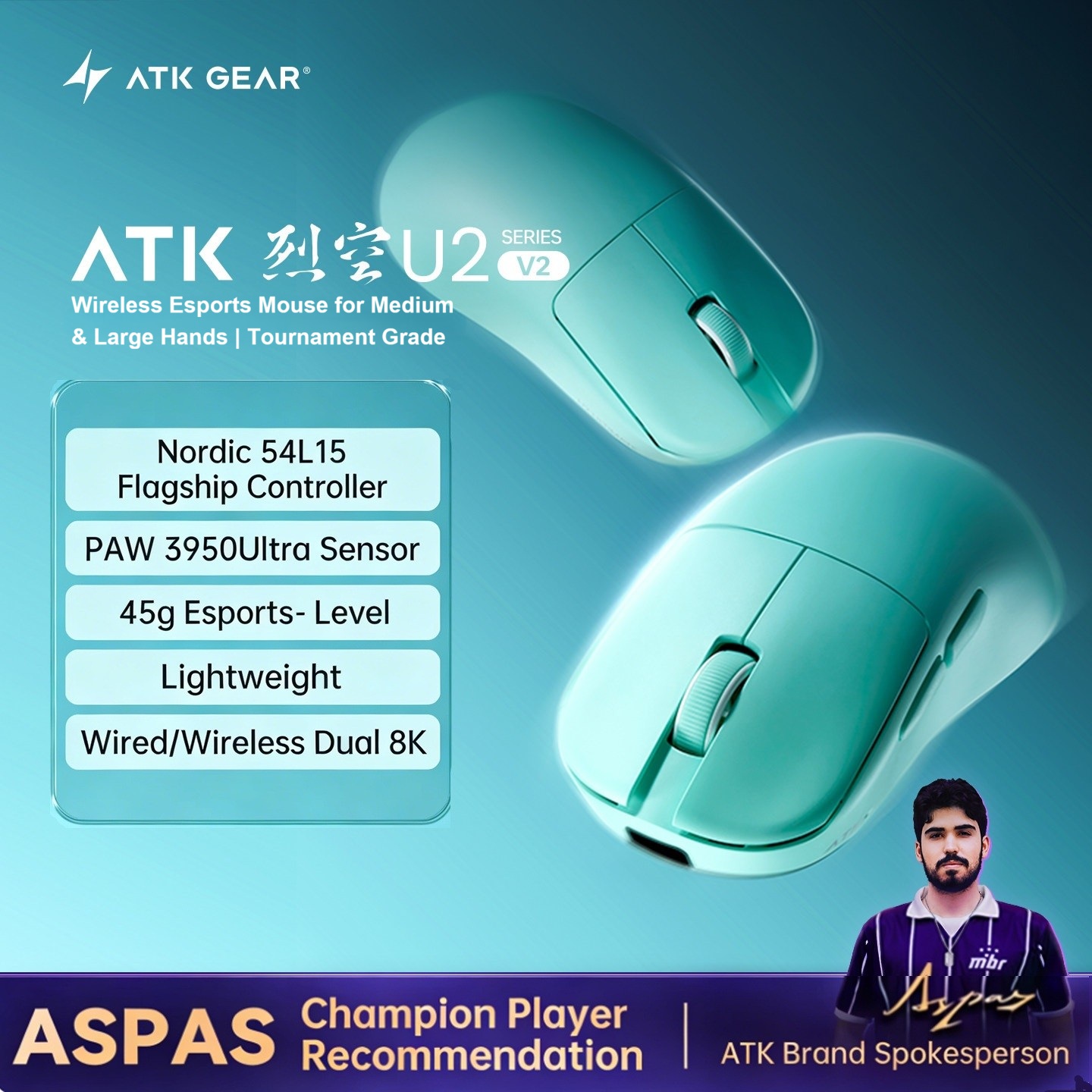 NEW ATK Blazing Sky U2 V2 Ulti – Ultimate Esports Gaming Bewertung und Preis
