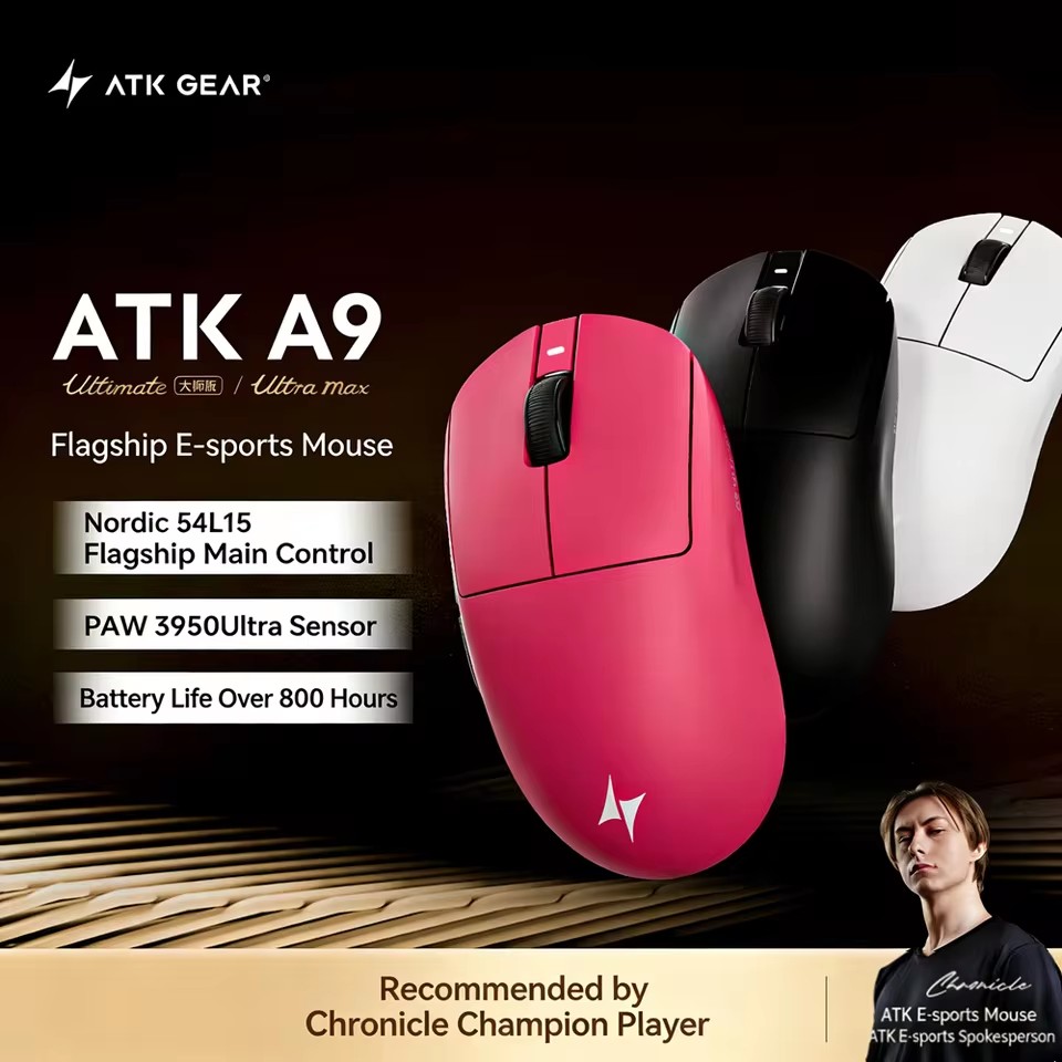 ATK A9 Air Ultimate Gaming Mou – Ultimate Esports Gaming Bewertung und Preis