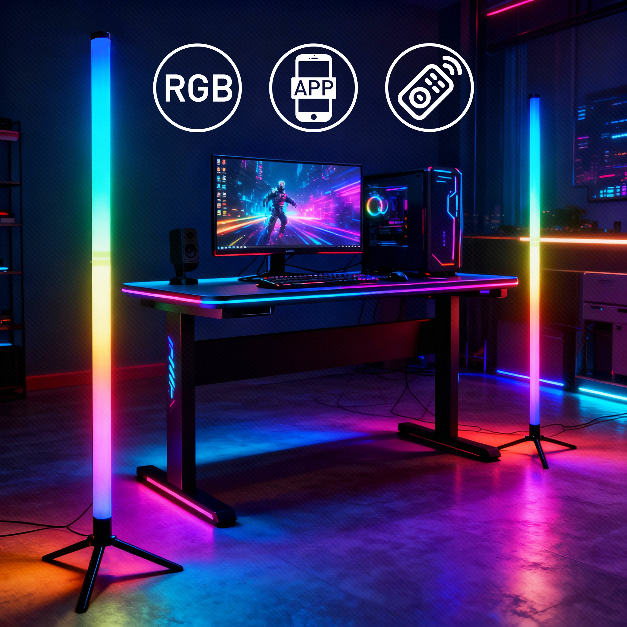 LED RGB gaming atmosphere ligh – Esports Gaming App Bewertung und Preis