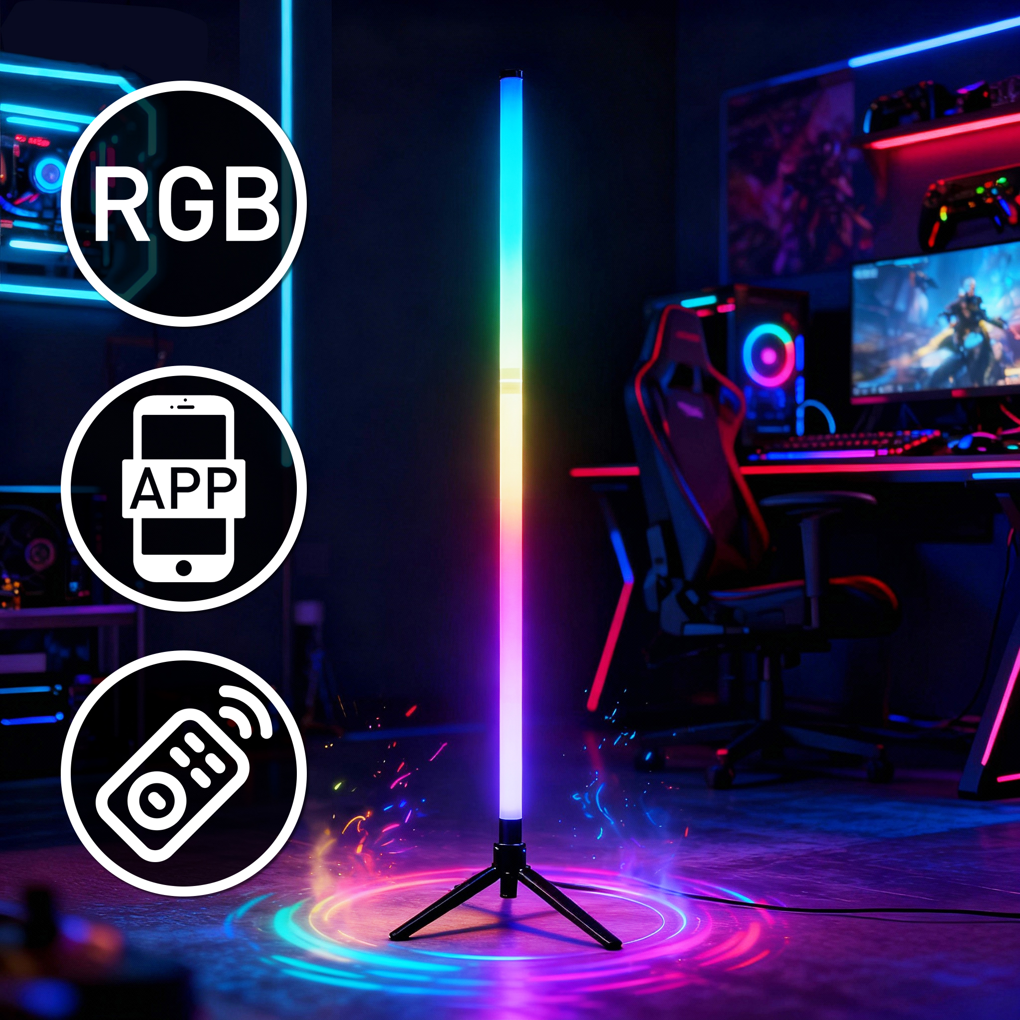 LED RGB gaming atmosphere ligh – Esports Gaming App Bewertung und Preis