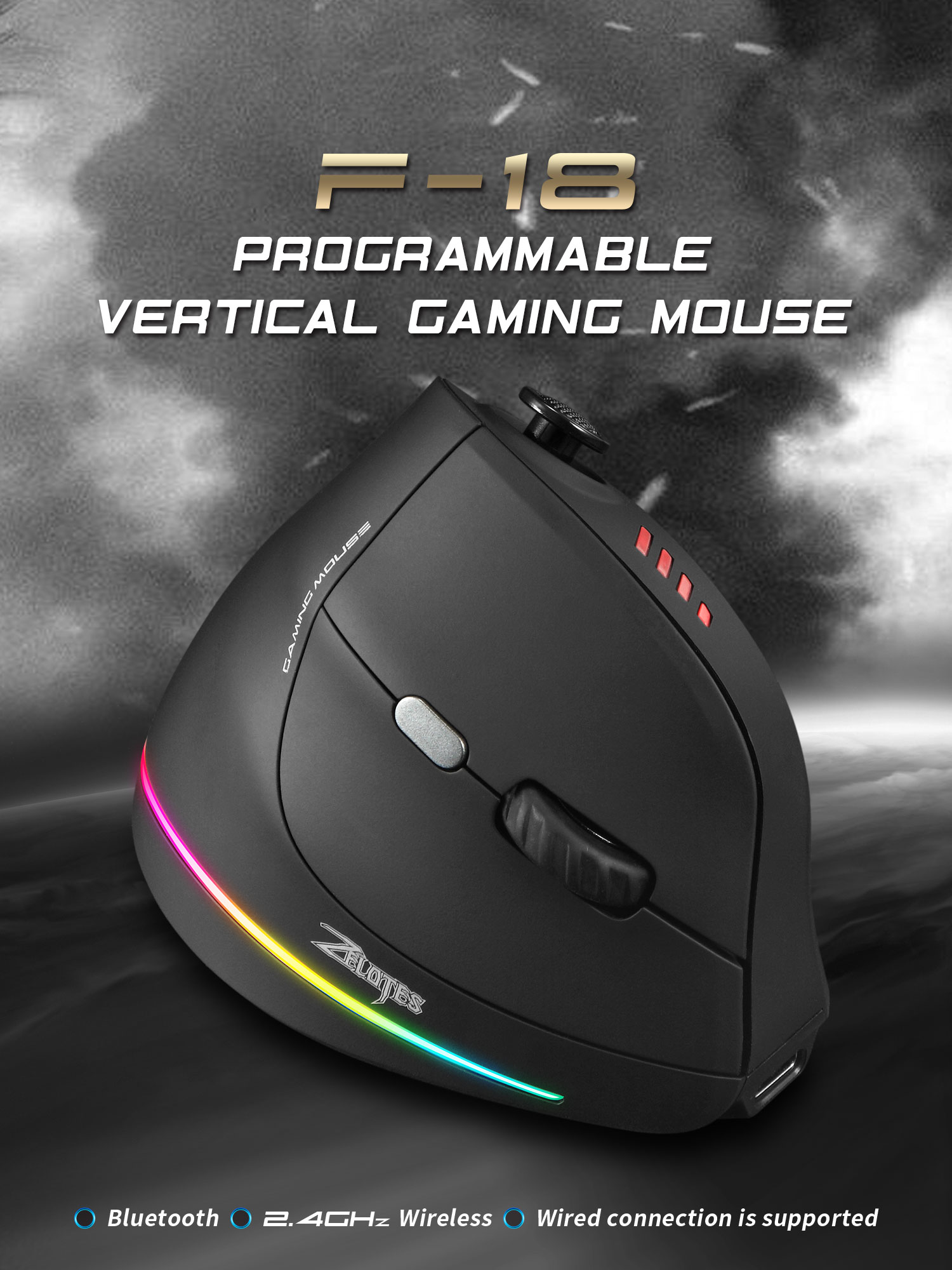 Jomaa RGB Backlit Wireless Ver – Esports Gaming Mice Bewertung und Preis